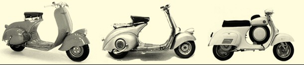 As primeiras Vespas